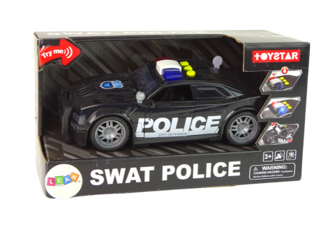 Auto Policja 1:14 艢wiat艂a D藕wi臋ki Czarne Auto Policja 1:14 艢wiat艂a D藕wi臋ki Czarne