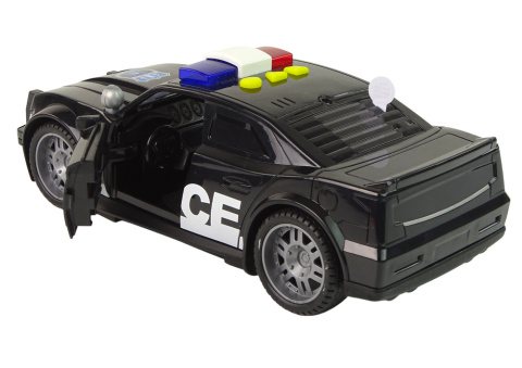Auto Policja 1:14 艢wiat艂a D藕wi臋ki Czarne Auto Policja 1:14 艢wiat艂a D藕wi臋ki Czarne