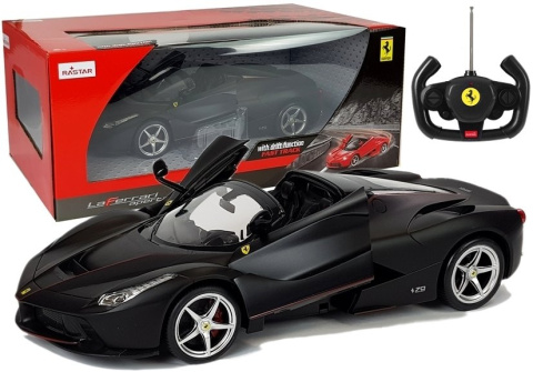 Auto R/C Ferrari Aperta Rastar 1:14 Czarne na Pilota Auto R/C Ferrari Aperta Rastar 1:14 Czarne na Pilota