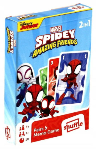 Karty Czarny Piotruś Memo Spidey Cartamundi