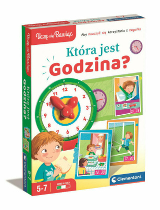 Która jest godzina? Uczę się bawiąc Clementoni