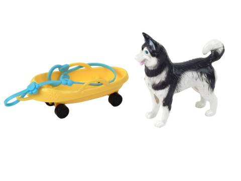 Lalka Anlily z Pieskiem Husky Sanki Zimowa Ods艂ona Lalka Anlily z Pieskiem Husky Sanki Zimowa Ods艂ona