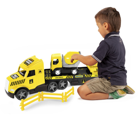 Magic Truck Technic laweta z betoniarką Wader Magic Truck Technic laweta z betoniarką Wader