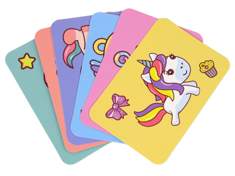 Magnetyczna Układanka Książka Jednorożce Puzzle Karty Magnetyczna Układanka Książka Jednorożce Puzzle Karty