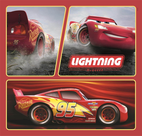 PUZZLE 3X48 SQUARE CARS CLEMENTONI