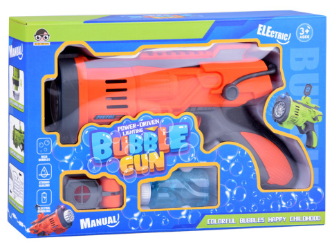 Pistolet do puszczania tęczowych baniek mydlanych Pistolet do puszczania tęczowych baniek mydlanych