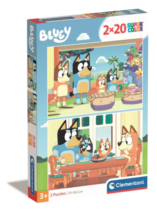 Puzzle 2 X 20el. Bluey Clementoni