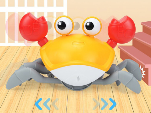 Uciekający Krab zabawka do raczkowania Uciekający Krab zabawka do raczkowania
