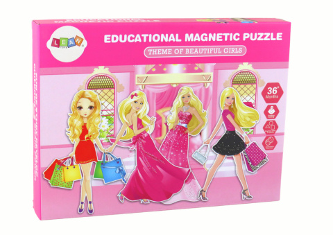 Zestaw Edukacyjnych Puzzli Magnetycznych Lalki