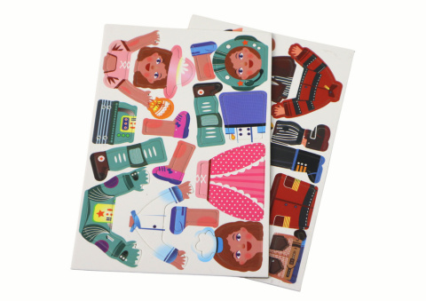 Zestaw Puzzli Magnetycznych Motyw Postaci Kresk贸wkowych Zestaw Puzzli Magnetycznych Motyw Postaci Kresk贸wkowych