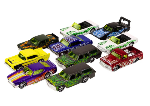Zestaw Resorak贸w Autka 1:64 Metalowe 10 Sztuk Zestaw Resorak贸w Autka 1:64 Metalowe 10 Sztuk