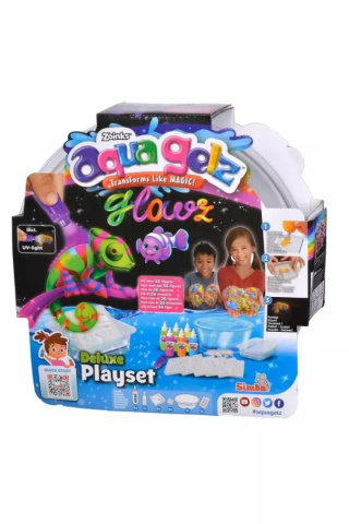 Aqua Gelz Zestaw Deluxe świecący w ciemności