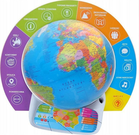 INTERAKTYWNY EDUKACYJNY GLOBUS EDUGLOBUS CLEMENTONI 50847 INTERAKTYWNY EDUKACYJNY GLOBUS EDUGLOBUS CLEMENTONI 50847