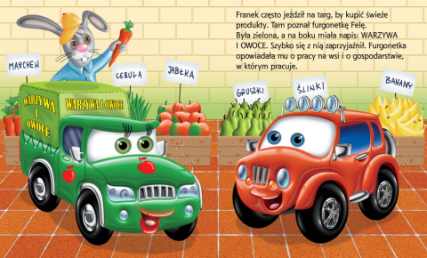 Na wsi. Samochodzik Franek SBM Na wsi. Samochodzik Franek SBM