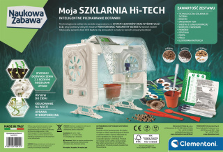 Naukowa Zabawa Szklarnia High-Tech Clementoni
