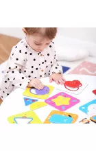 Puzzle Odkrywam kształty CzuCzu