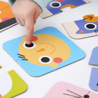 Puzzle Układam połówki Buzie CzuCzu