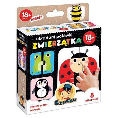 Puzzle Układam połówki Zwierzątka CzuCzu Puzzle Układam połówki Zwierzątka CzuCzu