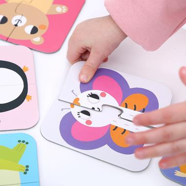 Puzzle Układam połówki Zwierzątka CzuCzu Puzzle Układam połówki Zwierzątka CzuCzu