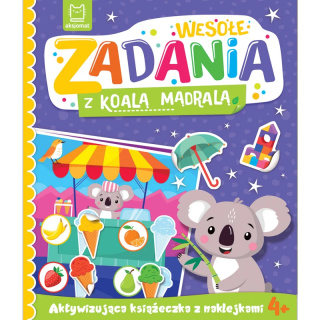 Wesołe zadania z koalą mądralą. Aktywizująca książeczka z naklejkami 4+
